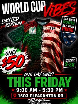 USA Mexico soccer jersey