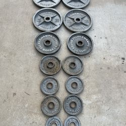 Olympic Weight Plate Set 255lbs