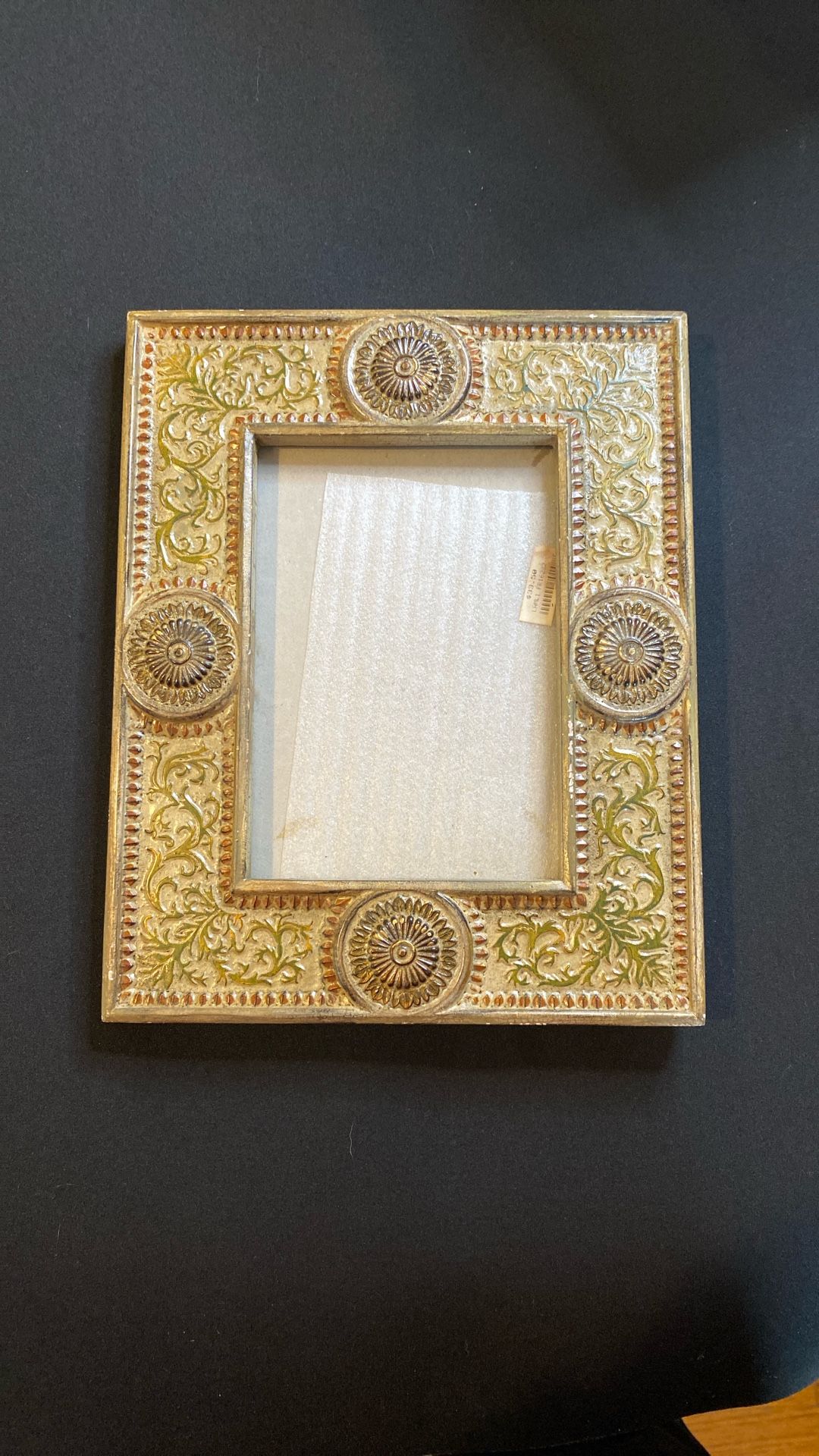ornate gesso mirror frame