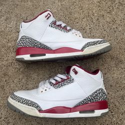 Jordan 3s Cardinal Red