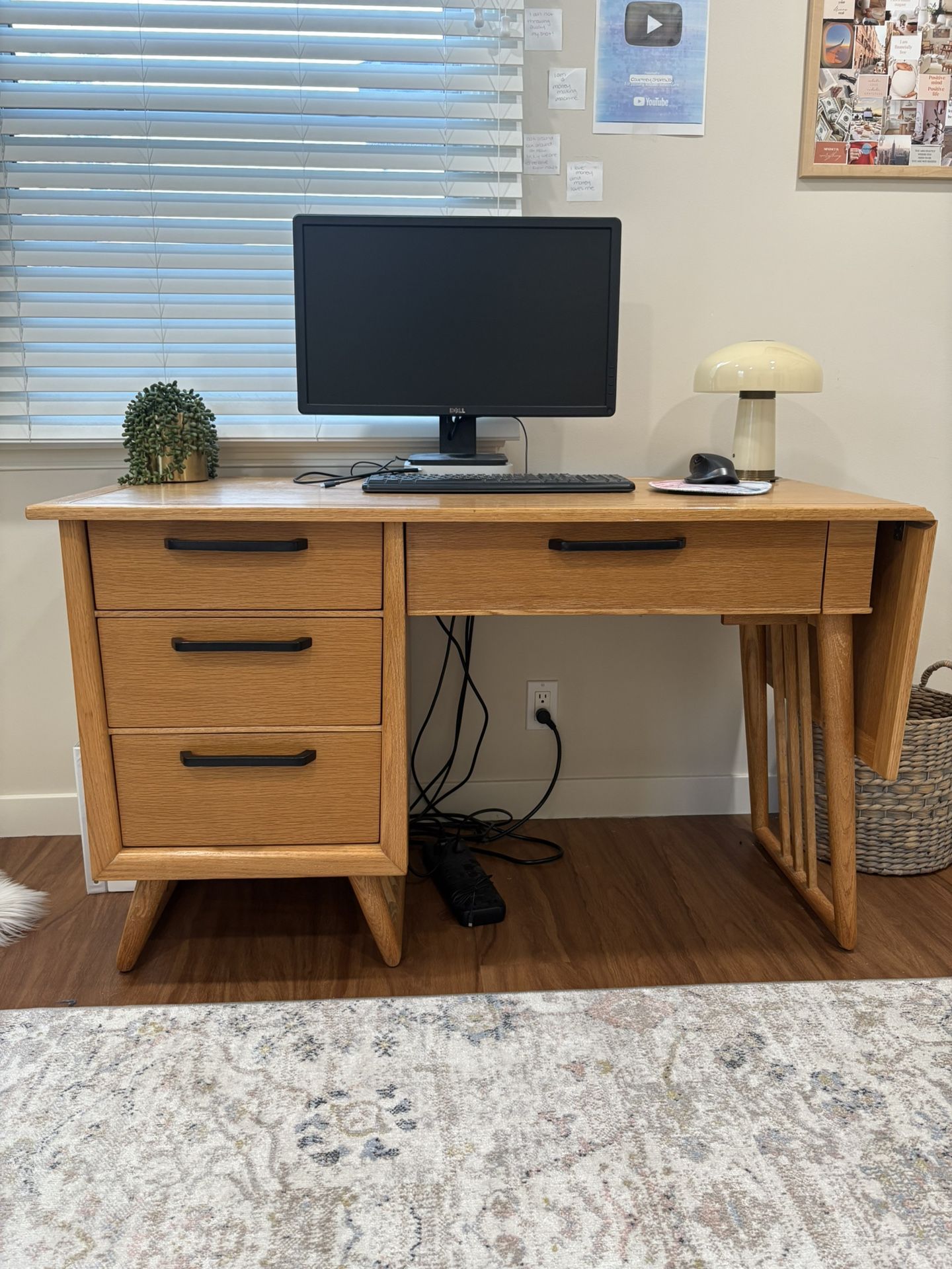 MUST GO EXTENDABLE MID CENTURY DESK