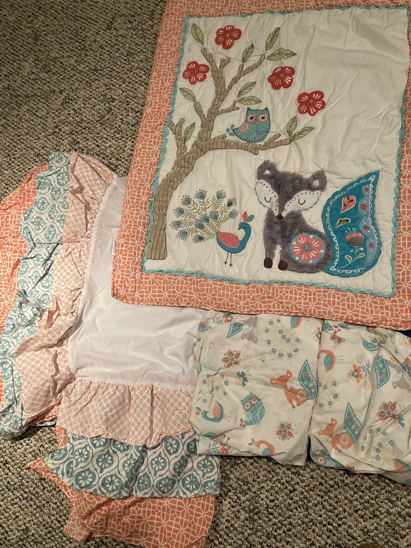Levtex Baby - Fiona Nursery 7-Piece Set - Woodland Forest Theme