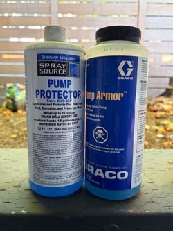 Paint sprayer protector fluid