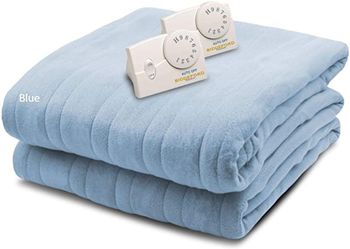Heated Plush Blanket Queen Size Brand New