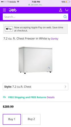 Brand new freezer