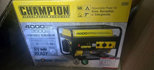 Portable Generator - Champion Global Power Equipment 4000w/3500w RV Ready