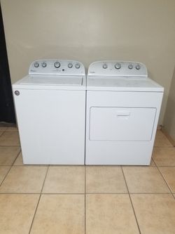 Whirlpool washer and electric dryer free deliver And Installation 3 Month Warranty