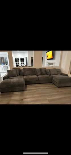 Brand new modular super comfy corduroy sectional