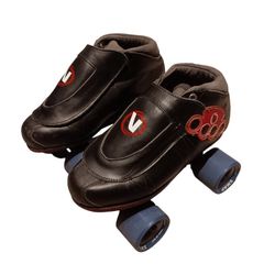 VNLA Roller Skates- Size 8 men's - Black/red Color