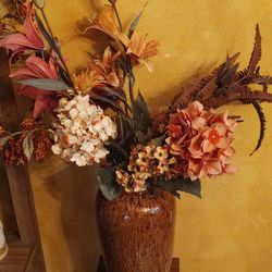 Vase With Dried Flowers