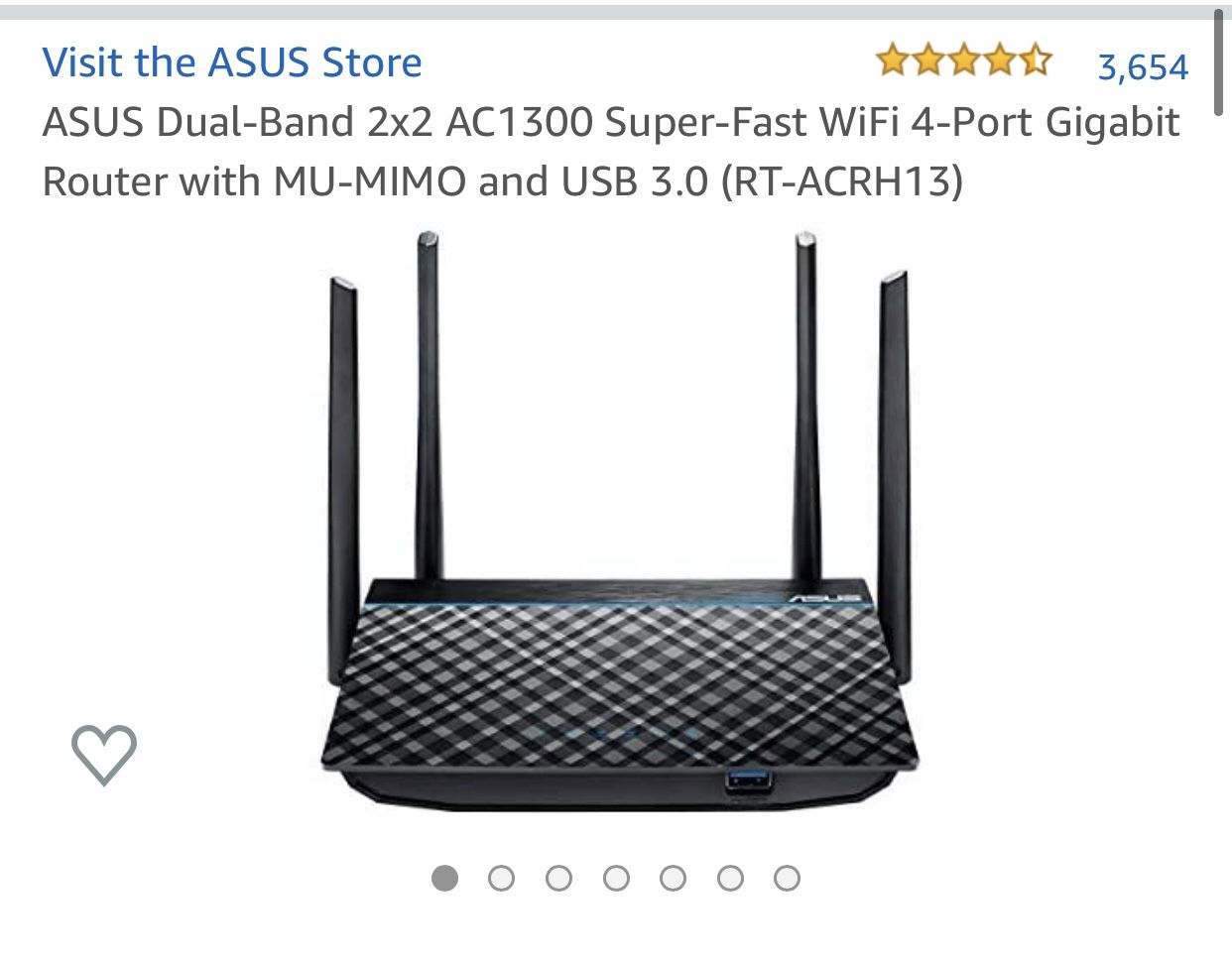 ASUS Wireless Dual Band Router AC1300