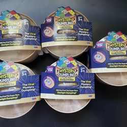 Viral mystery dumpling squishy Set Of 5