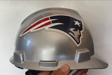 NFL New England Patriots Medium Hard Hat MSA V-Gard Pre-owned