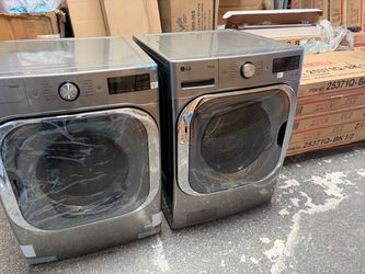 LG front load washer and dryer set