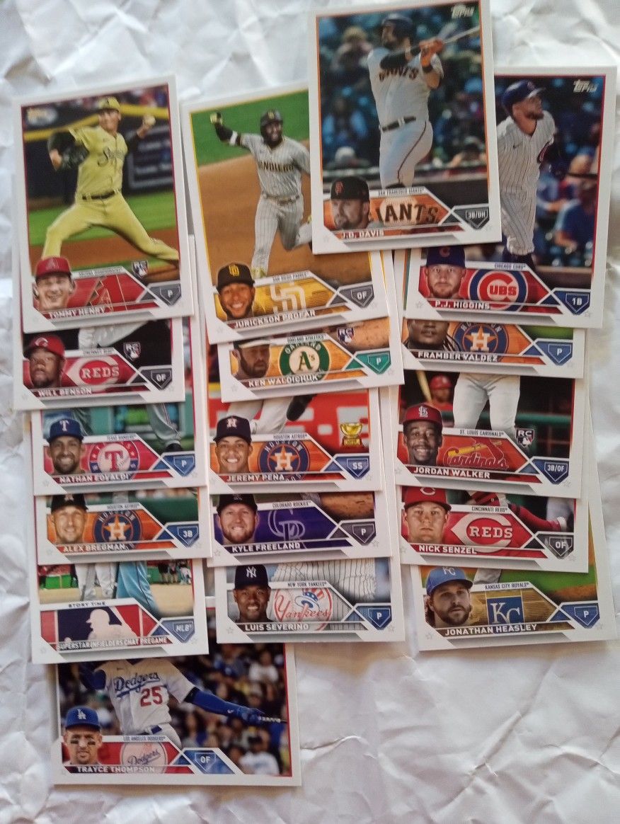 Assorted Baseball Cards ,2023 /24 Topps.
