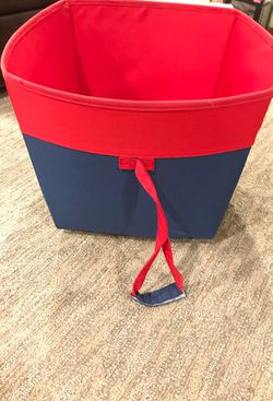 Awesome Bins-for sale-Navy and red large/medium with wheels