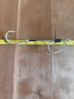6" Double Big Game Trolling Lure Cable Rigging for Wahoo, Shark, Marlin Lure, new
