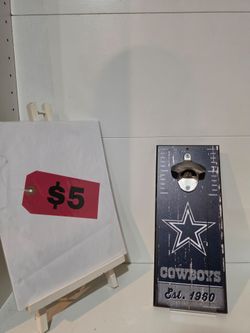 Dallas Cowboys Bottle Opener Wall Art