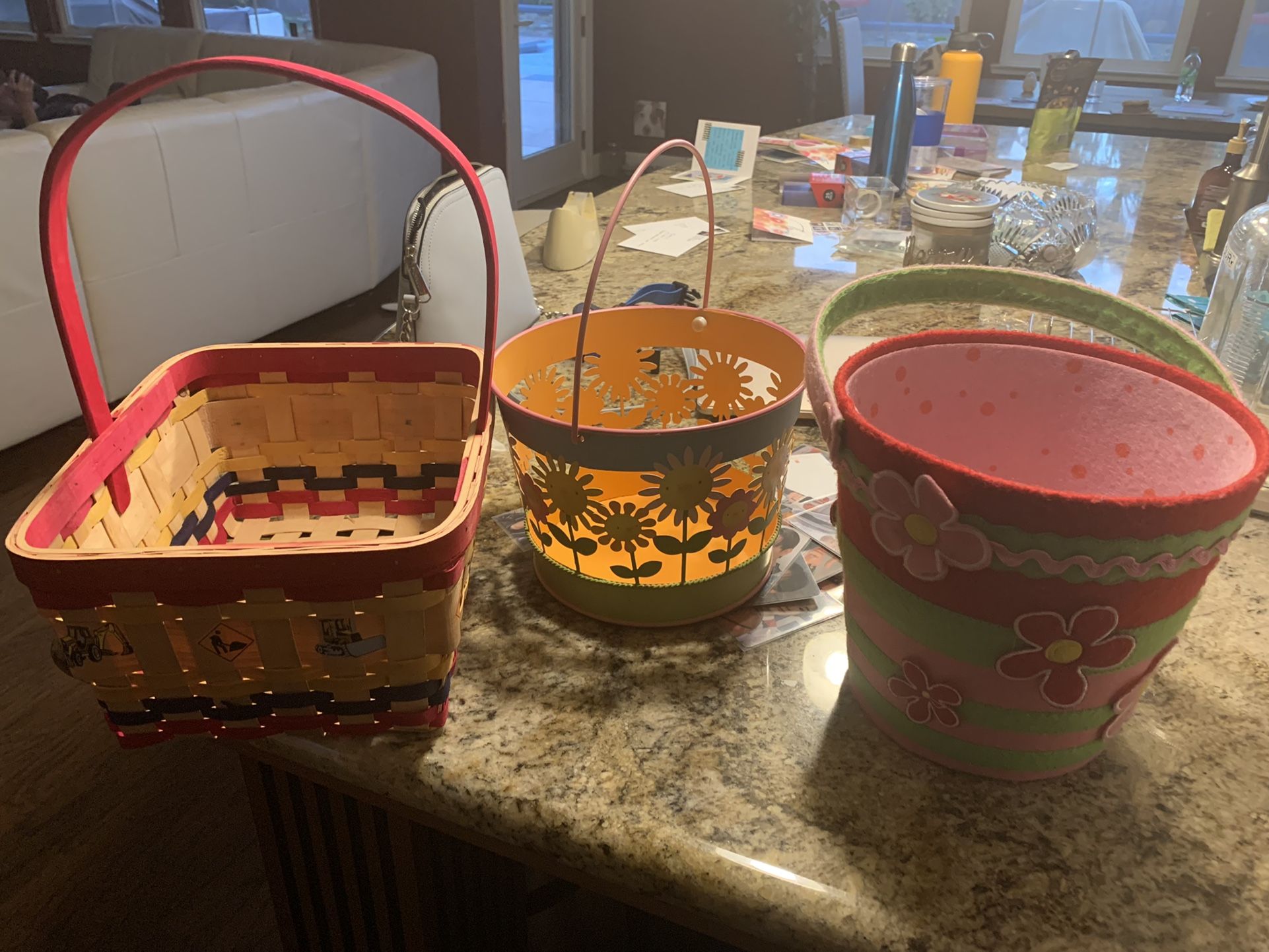 Easter Egg And Basket
