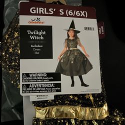 Twilight Witch Girls' Costume Size S (6/6X)