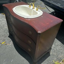 Bathroom Vanity With Sink- 46”Lx21”Wx34”H
