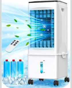 Evaporative cooling fan