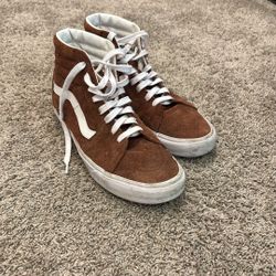 Brown Sk8 High Vans