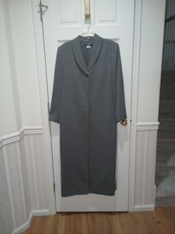 Ladies Size 16, Fully Lined,   Floor Length Dress Coat