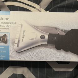 Brookstone Heated Electric Windshield Scraper With LED Light