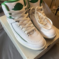 Air Jordan 2, aj2, Jordans (lucky Green)