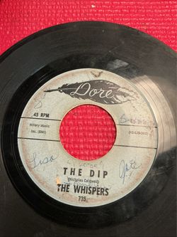 The Whispers – "The Dip" / "Weirdo" (Dore 735) 7" vinyl single
