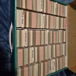 Lot Of over 6500+ baseball cards— some basketball and football
