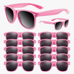 12 pink sunglasses