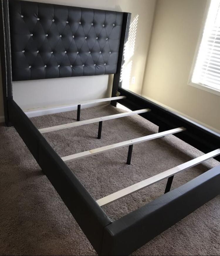 “MEGA SALE” NEW Modern Queen Black Bed Frame