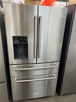 Kitchenaid 4door fridge stainless steel 2026