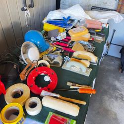 Assorted Painting, Drywall, and Masonry Hand Tools