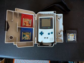 Game boy color with games and case