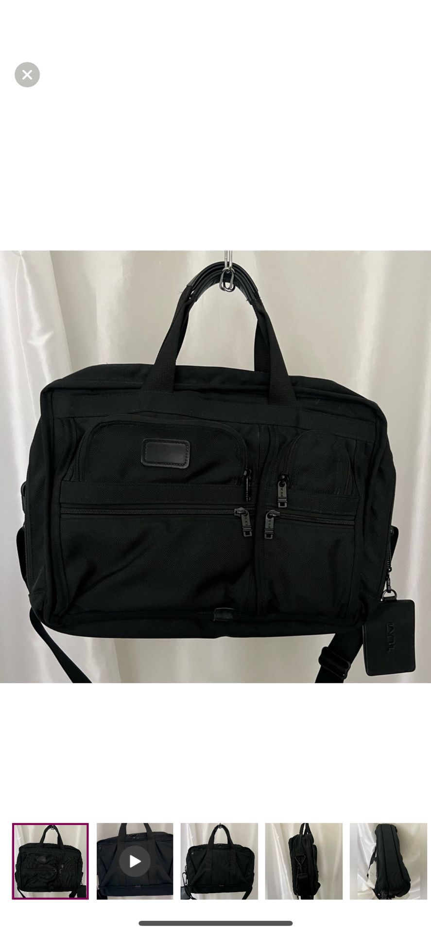 TUMI Alpha Expendendable Messenger bag. EXCELLENT CONDITION! Near new. With no flaws.
