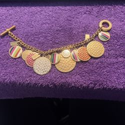 Coach Bracelet Many Charms Toggle