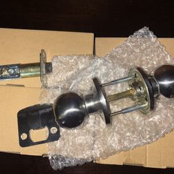 6 Brand New Schalge Chrome Passage Knobs