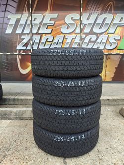 Set. 255/65/17. GOOD YEAR WRANGLER. FREE INSTALL AND BALANCE