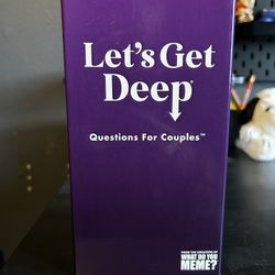 Let’s Get Deep Questions For Couples Game