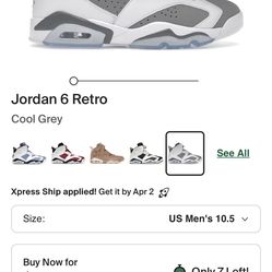 Jordan 6 retro