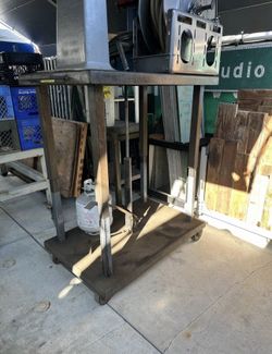 Welding Table Welder Machinist Lift Garage Cart Dolly Tool Hydraulic Die Table