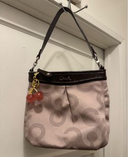 Y2K Coach Ashley Dotted Op Art Hobo Bag