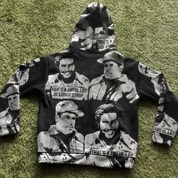 Black And White Asali Hoodie 