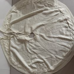 Tree Skirt Off White