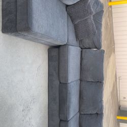 Couch (Legs Included, Not Installed In Picture) 