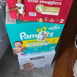 Size 2 Diapers. New. Open Offer For 3 Boxes Unopened! 