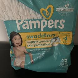 Pampers Swaddler Diapers Size 4